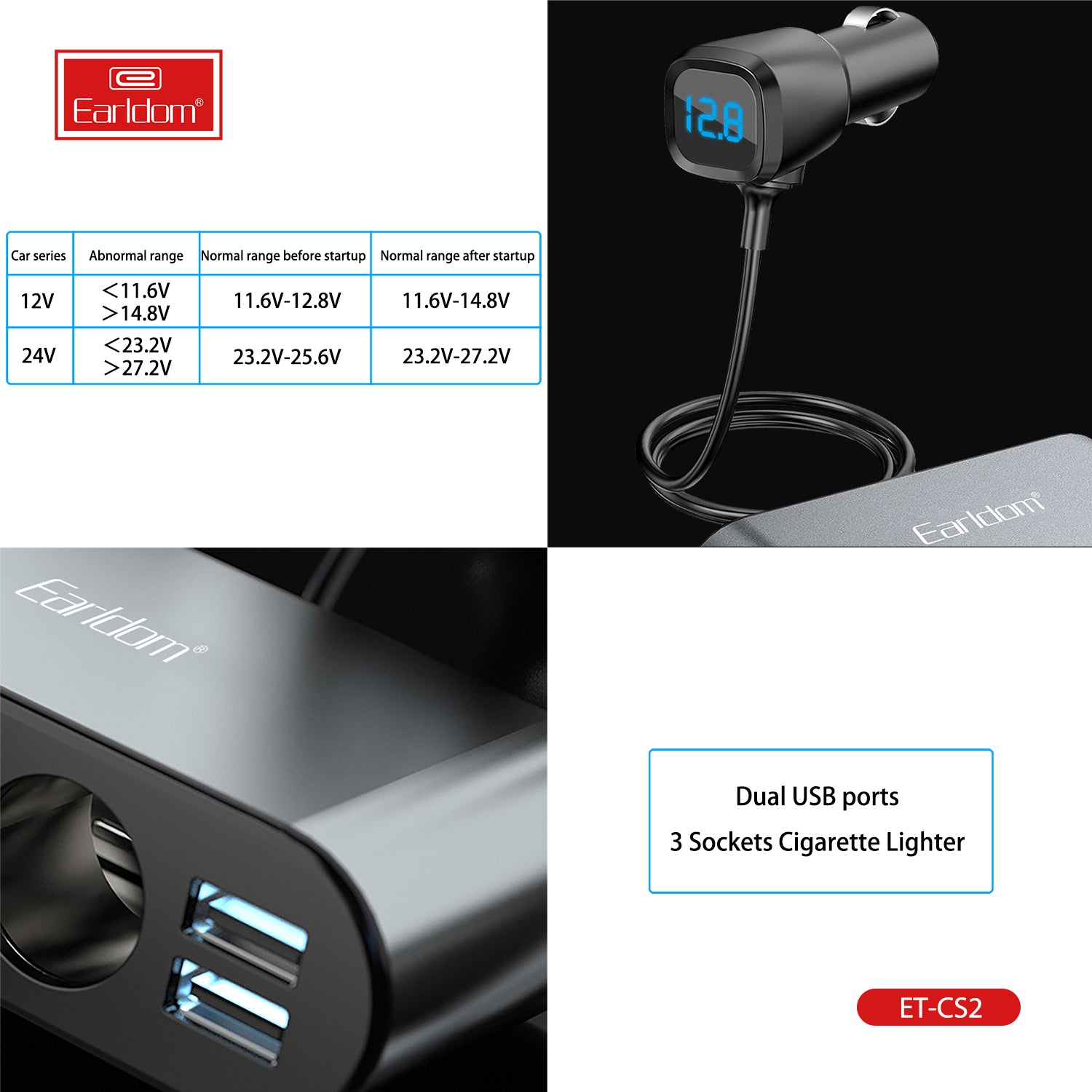 120W 1USB 3socket Car Socket 120W 1USB 3socket Car Socket